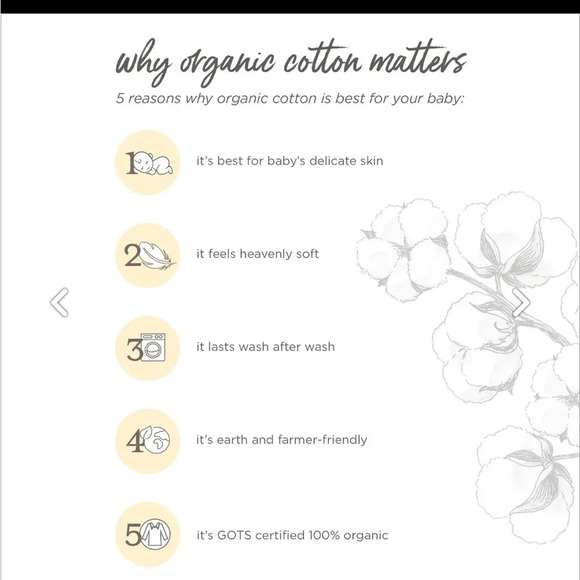 Burt's Bees Baby Pajamas Zip Front Non-slip Footed Pjs, 100% Organic Cotton - Picture 8 of 9